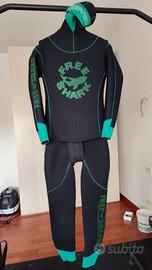 Muta  sub 5 mm Free Shark taglia 48 usata poco