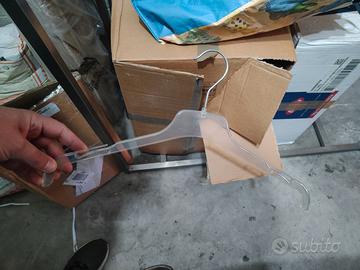 150 grucce appendiabiti in pvc