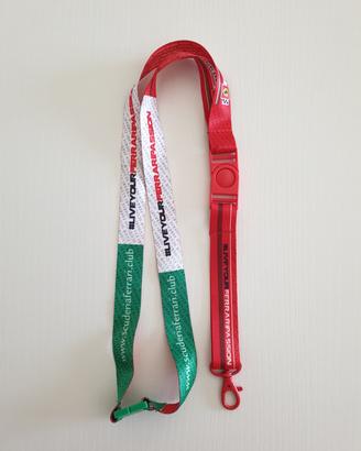 Lanyard porta badge/chiavi Scuderia Ferrari Club