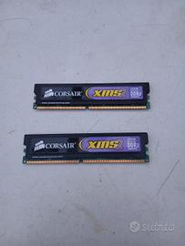 CORSAIR 1GB (2x512mb) DDR2 CM2X512-5400C4 Prezzo X