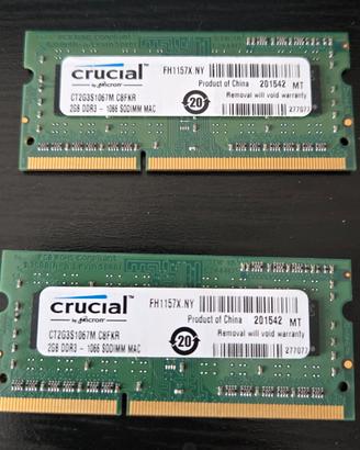 Sodimm DDR3 4GB 1066 MAC