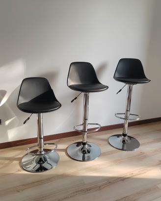 3 sgabelli moderni piano cucina o piano bar