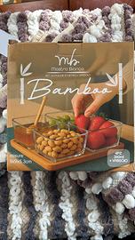 vassoio+4 ciotoline in vetro 