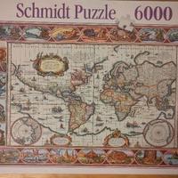 Puzzle 6000 pz - World map