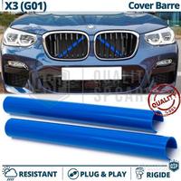 COVER Barre Radiatore per Bmw X3 G01 Listelli BLU