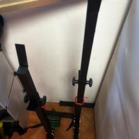 Supporto rinforzato per bilancere per squat/panca