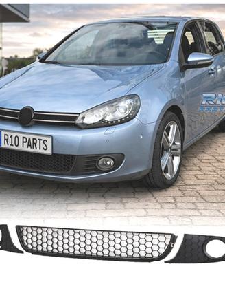 GRIGLIE PARAURTI VOLKSWAGEN VW GOLF 6 08-12 NERO