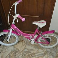 Bici barbie ruote da 16 adatta dai 5/8anni