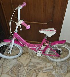 Bici barbie ruote da 16 adatta dai 5/8anni