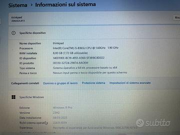 Laptop lenovo think pad L390