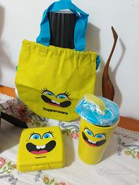 set merenda con zainetto Tupperware 