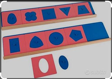 Incastri di metallo Montessori