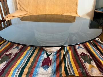 Cristallo circolare adatto per realizzare tavolo