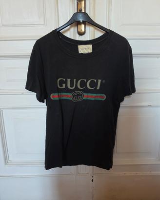 t shirt gucci nera classica taglia m