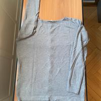 Maglione beige con perle