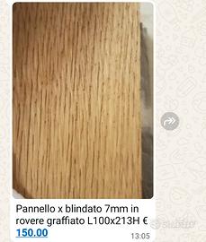 pannello x porta blindata 