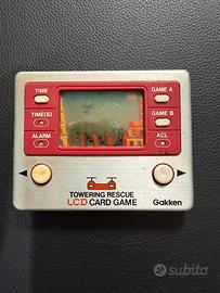 GAKKEN TOWERING RESCUE LCD Gioco Vintage