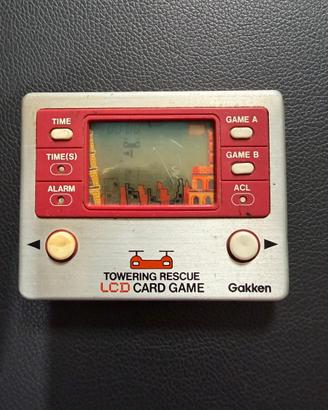 GAKKEN TOWERING RESCUE LCD Gioco Vintage