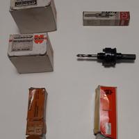 Seghe a tazza cilindriche adattatore e frese