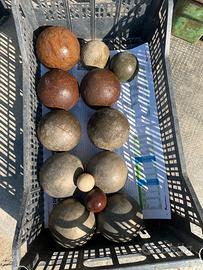 Bocce da gioco in metallo