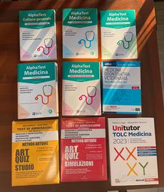 Libri Medicina Alphatest, Artquiz, Unitutor Edises