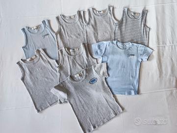 7 canottiere bambino 2-3 anni