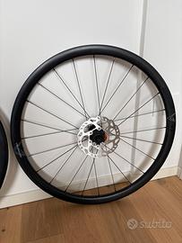 ruote bianchi velomann palladium carbon 33 nuove