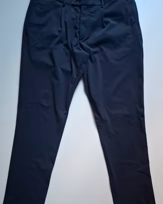 pantaloni eleganti uomo Fradi 52 L XL blu