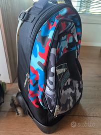 zaino scuola seven con ruote carrellino