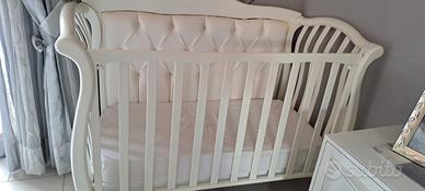 culla con materazzo smontata