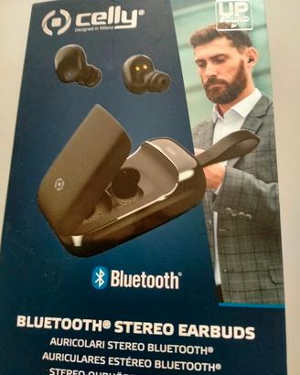Auricolari stereo Bluetooth Celly Flip1 nero