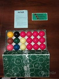 set di palle da bigliardo (SNOOKER)