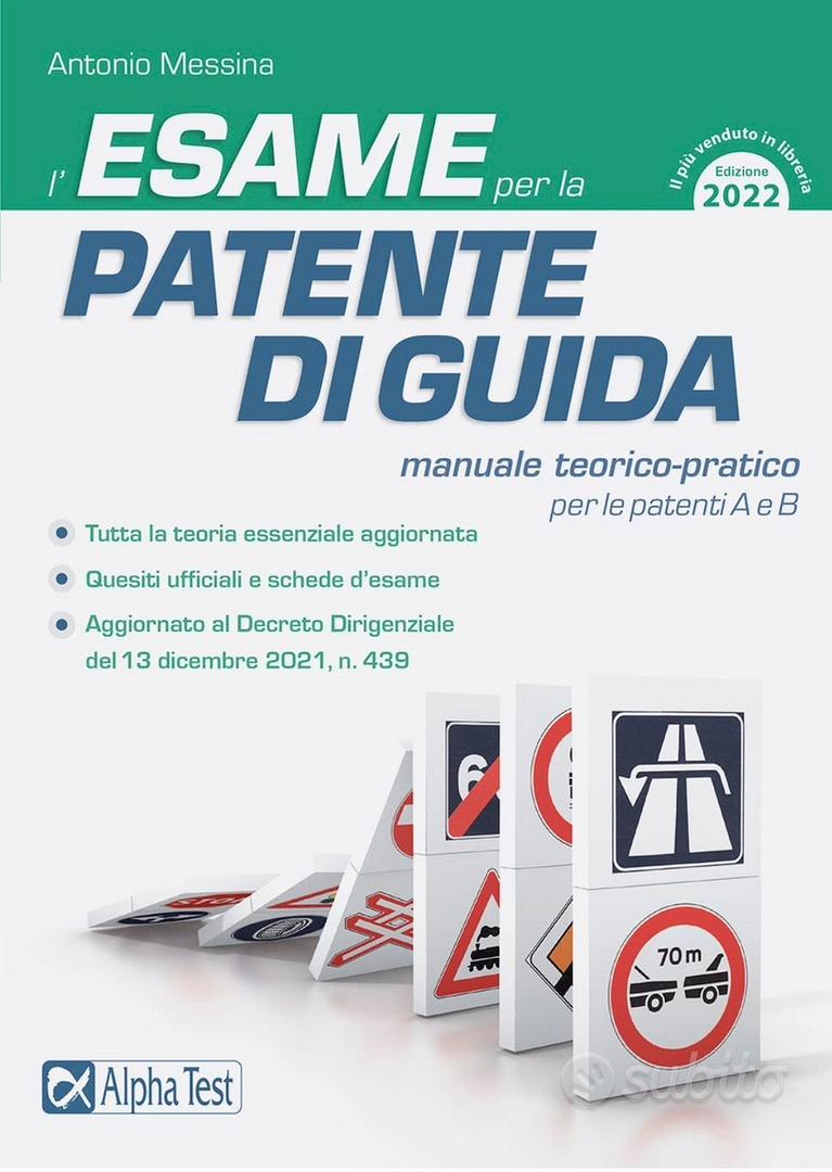 Manuale teorico pratico patente guida A e B - Libri e Riviste In vendita a  Roma