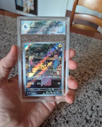 Pokemon pikachu 151 art rare graad 9.5