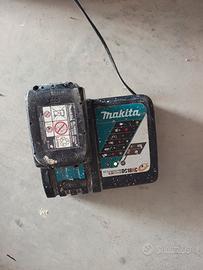 coppia di Caricatori Makita 18RC+batterie BL1850B