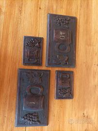 Targhette in legno con prezzi 