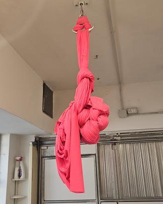 tessuto nuovodanza aerea con gancio da soffitto