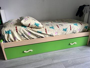 Letto singolo + estraibile