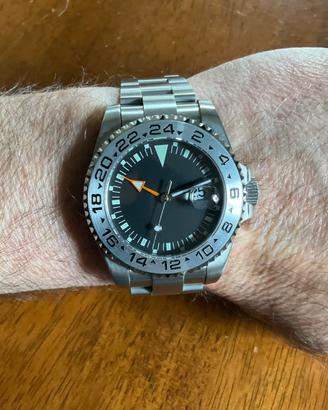 Orologio automatico 24h gmt