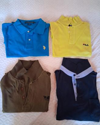 Lotto n°4 Polo Uomo Marche Varie Taglia S-M-L