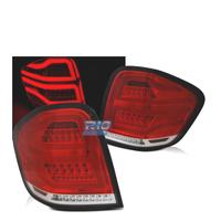 FANALI MERCEDES W164 05-08 BAR LED ROSSO CHIARO