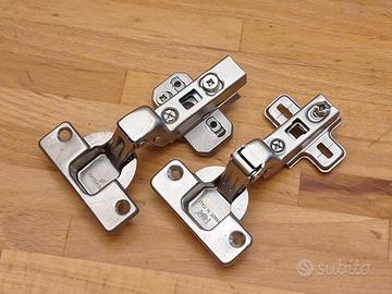 60 cerniere a scatto per ante mobili - collo 18cm