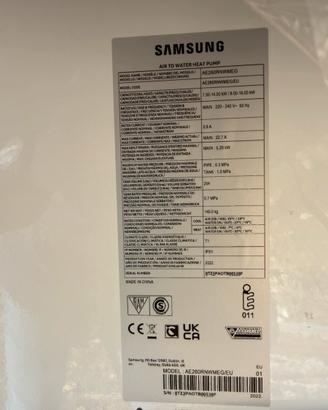 POMPA DI CALORE SAMSUNG