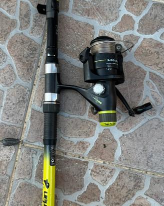 Combo caperlan da pesca telescopica