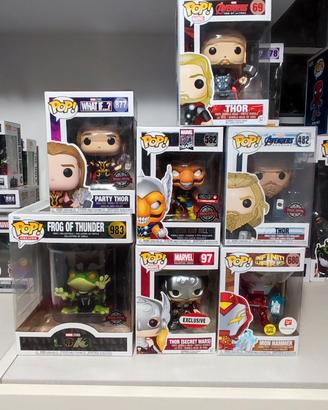 Lotto 7 Funko Pop Thor Marvel