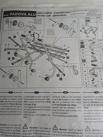 Portabici posteriore Padova Alu 3 bici