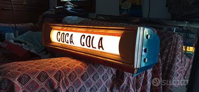 Insegna pubblicitaria rotante neon "Teleflash"