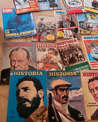 set 19 riviste  militari historia 1950 - 60  