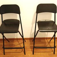 IKEA FRANKLIN Sgabello bar con schienale