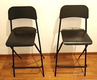 IKEA FRANKLIN Sgabello bar con schienale